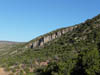 Tunnel Springs rock as viewed from the approach trail